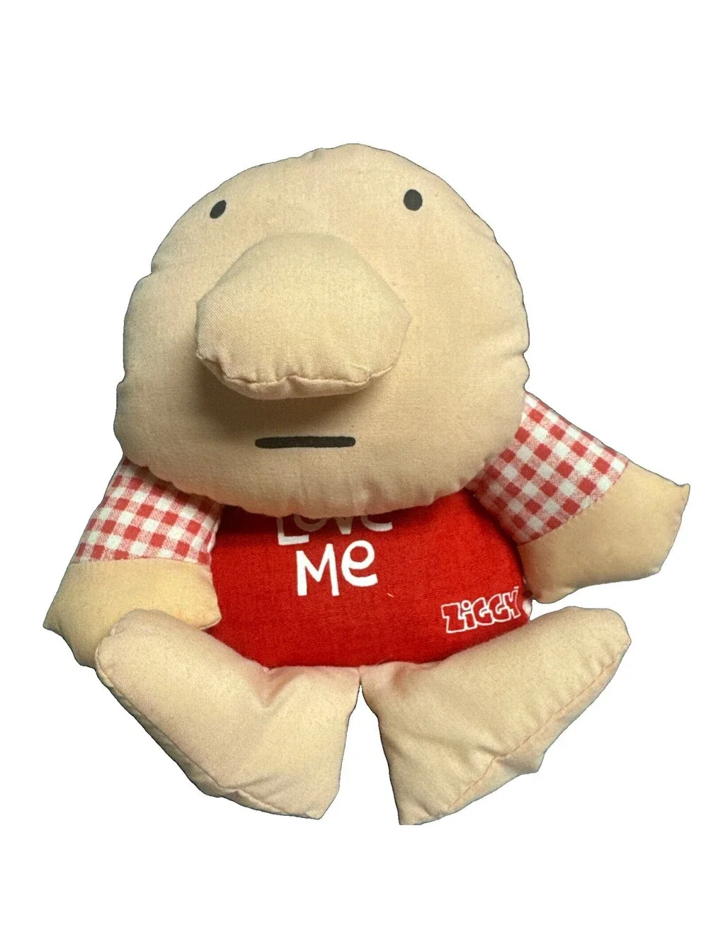 Vintage Knickerbocker Ziggy Plush Valentine Love Me Chopped Nuts In Stuffing 7”